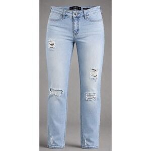 Hollister Womens Jeans 7R W28 L28 Low Rise Jean Legging Stretch Light Distressed